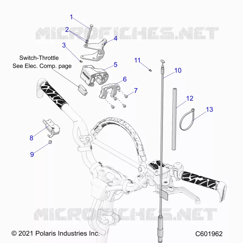 ENGINE, THROTTLE CONTROL ASM.