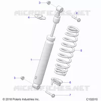 SUSPENSION, REAR SHOCK