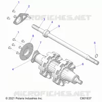 DRIVE TRAIN, JACKSHAFT AND DRIVE SHAFT