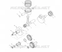 CRANKSHAFT AND PISTON