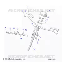 UPPER STEERING & HANDLEBAR ASM.
