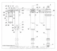 REAR SUSPENSION SHOCK (7043938)