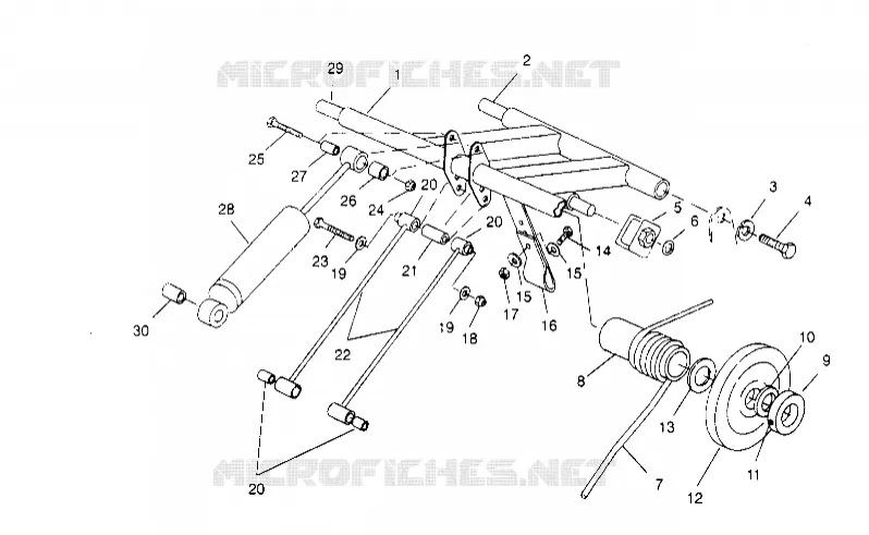 REAR TORQUE ARM SPORT TOURING 0950243 AND  EUROPEAN SPORT TOURING (4928822882C004)