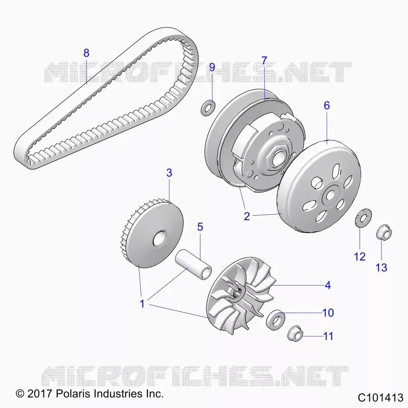DRIVE TRAIN, PRIMARY CLUTCH