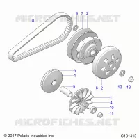 DRIVE TRAIN, PRIMARY CLUTCH