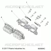 ENGINE, REED VALVE AND THROTTLE BODY ADAPTOR