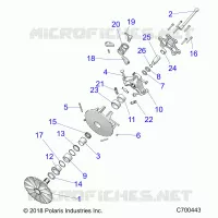 DRIVE TRAIN, PRIMARY CLUTCH