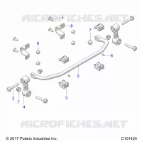 SUSPENSION, STABILIZER BAR, FRONT