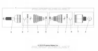 DRIVE TRAIN, REAR DRIVE SHAFT