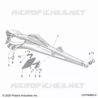 REAR SUSPENSION TRAILING ARMS