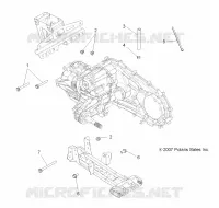 DRIVE TRAIN, MAIN GEARCASE MOUNTING