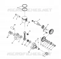PISTON   CRANKSHAFT SPORTSMAN 4X4 / W938039 (4926382638037A)