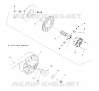 DRIVE TRAIN, SECONDARY CLUTCH