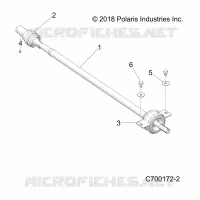 DRIVE TRAIN, REAR PROP SHAFT