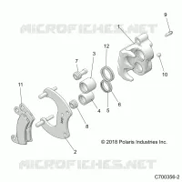REAR BRAKE CALIPER