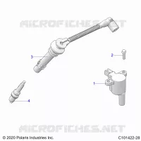 ELECTRICAL, IGNITION COIL, WIRE AND SPARK PLUG