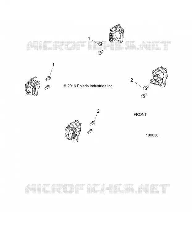 BARKE CALIPER MOUNTING