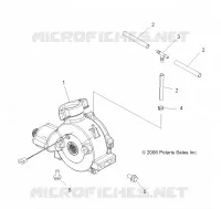 FRONT GEARCASE, MOUNTING (4X4)