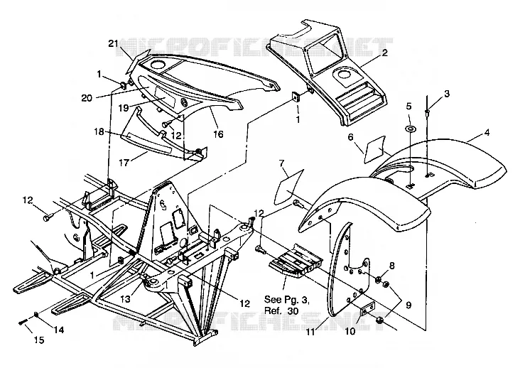 FRONT CAB ASSEMBLY 6X6 350L S938739 (4924362436001A)