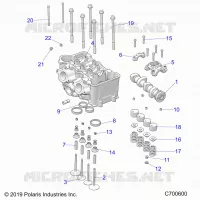 ENGINE, CYLINDER HEAD AND VALVES