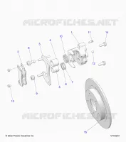 BRAKES, REAR CALIPER