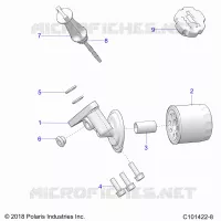 OIL FILTER AND DIPSTICK