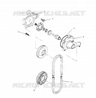 WATER PUMP XLT SP 0966676 AND  EUROPEAN XLT SP E966676 (4931703170C012)