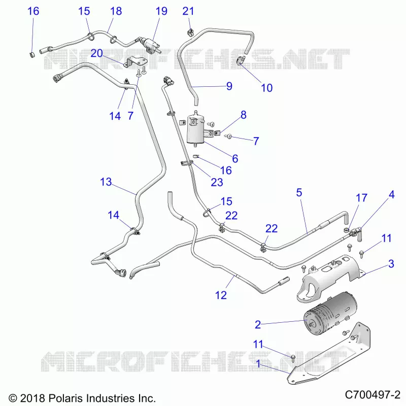 BODY, FUEL LINES