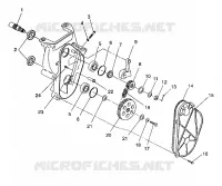CHAINCASE ASSEMBLY 500 EFI/0930674 AND  500 EFI SKS/0930574 (4922962296017A)