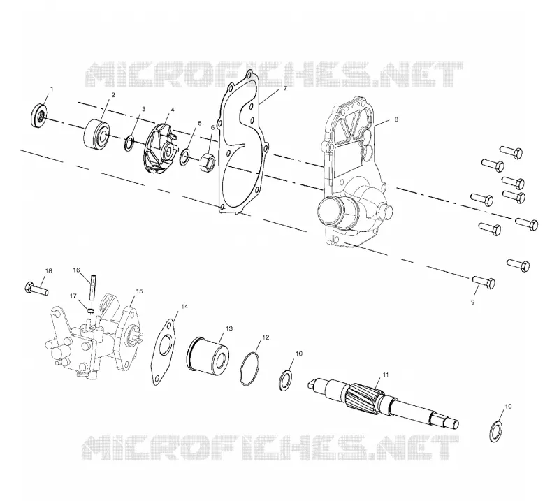 WATER PUMP/OIL PUMP (500)