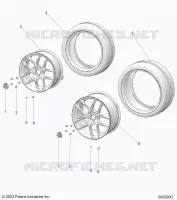 WHEELS, FRONT AND REAR