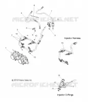 FUEL SYSTEM, RAIL, LINES AND THROTTLE  BODY