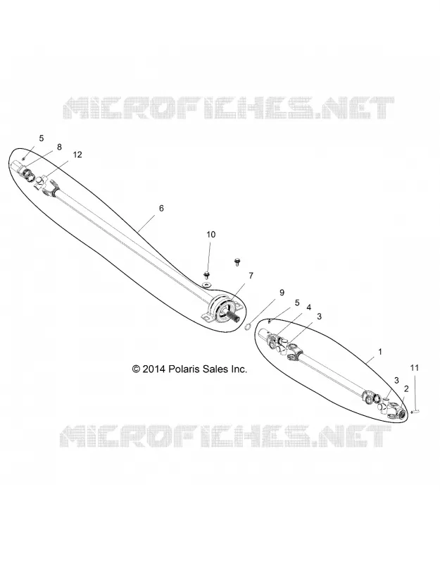 DRIVE TRAIN, FRONT PROP SHAFT