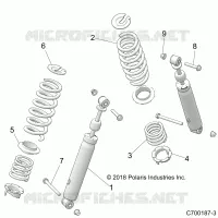 REAR SUSPENSION SHOCK MOUNTING