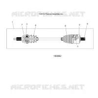 DRIVE TRAIN, DRIVE SHAFT, FRONT
