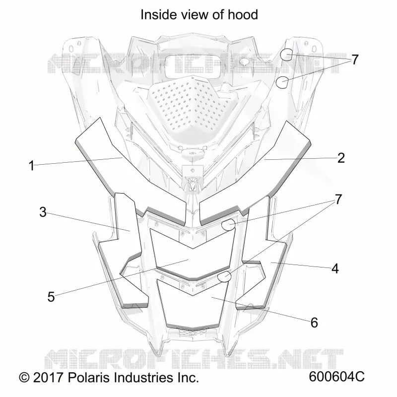 HOOD FOAM/FIBER