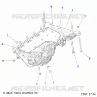 OIL PAN, MOUNTING