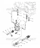 OIL PUMP ASSEMBLY 500 CARB 0962764, 500 CARB SKS 0962564,  500 CARB SKS E96 (4931873187D004)