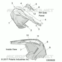 SIDE PANELS, RH