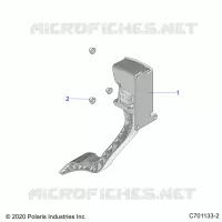 ENGINE, THROTTLE PEDAL