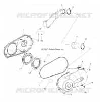 DRIVE TRAIN, CLUTCH COVER