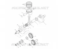 CRANKSHAFT AND PISTON