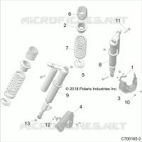 REAR SUSPENSION SHOCK MOUNTING