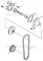 WATER PUMP WIDETRAK LX 0982065 AND EUROPEAN WIDETRAK LX E982065 (4943884388C011)