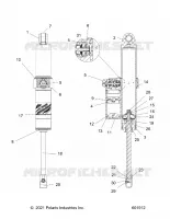 SUSPENSION, REAR SHOCK TRACK