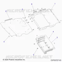 FLOOR PANELS, REAR