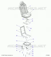 SEAT ASM. AND SLIDER