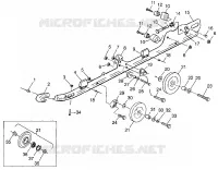 RAIL MOUNTING (SUSPENSION) 700 XCR 0985678(A) AND EUROPEAN 700 XCR E985678 (4943114311B011)