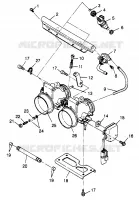 THROTTLE   BODY 500 EFI 0973774 (4938423842C013)