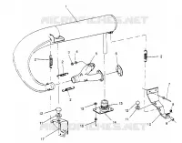 EXHAUST SYSTEM SPORT 0950443, SPORT TOURING 0950243  AND EUROPEAN SPORT TOU (4928822882C008)